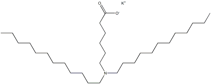 6-(Didodecylamino)hexanoic acid potassium salt Struktur