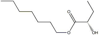 [S,(-)]-2-Hydroxybutyric acid heptyl ester Struktur