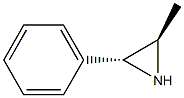 (2R,3R)-2-Phenyl-3-methylaziridine Struktur