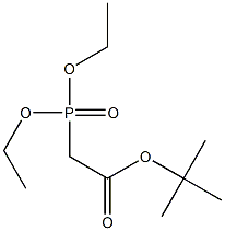 (Diethoxyphosphinyl)acetic acid tert-butyl ester Struktur