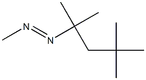 1-Methyl-2-(1,1,3,3-tetramethylbutyl)diazene Struktur