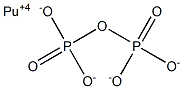 Diphosphoric acid plutonium(IV) salt Struktur