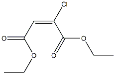 Chloromaleic acid diethyl ester Struktur