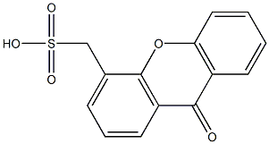 (9-Oxo-9H-xanthen-4-yl)methanesulfonic acid Struktur