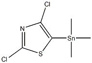 2,4-Dichloro-5-(trimethylstannyl)thiazole Struktur