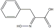 2-(Hydroxyimino)-3-phenylpropanoic acid Struktur