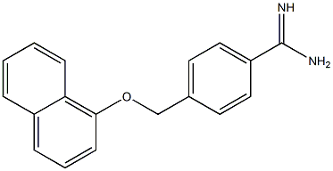 4-(1-Naphthoxymethyl)benzamidine Struktur