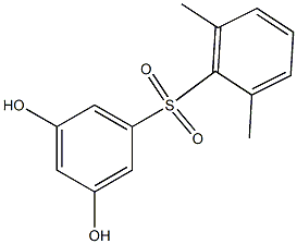 3,5-Dihydroxy-2',6'-dimethyl[sulfonylbisbenzene] Struktur