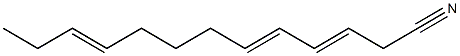 3,5,10-Tridecatrienenitrile Struktur