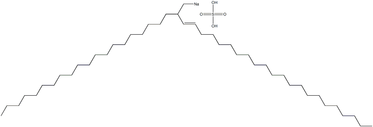 Sulfuric acid 2-icosyl-3-tetracosenyl=sodium ester salt Struktur