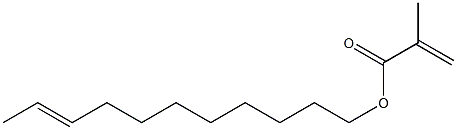 Methacrylic acid (9-undecenyl) ester Struktur