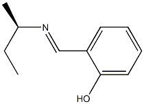 (-)-o-[N-[(R)-sec-Butyl]formimidoyl]phenol Struktur