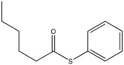 S-Phenyl hexanethioate Struktur