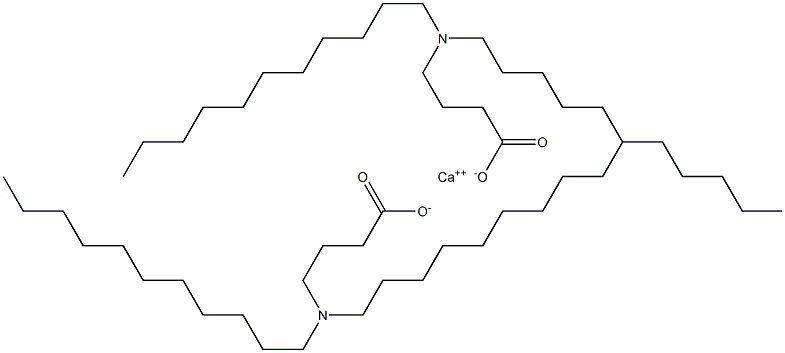 Bis[4-(diundecylamino)butyric acid]calcium salt Struktur