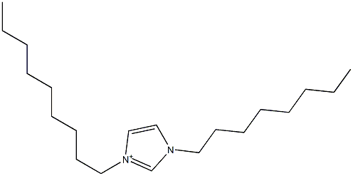 1-Octyl-3-nonyl-1H-imidazol-3-ium Struktur