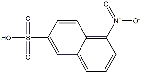 1-Nitro-6-naphthalenesulfonic acid Struktur