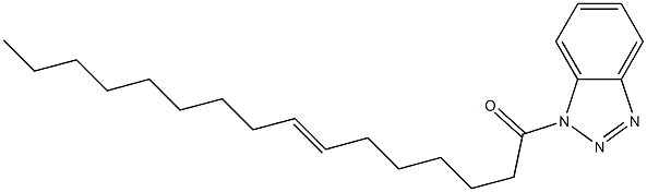 1-(7-Hexadecenoyl)-1H-benzotriazole Struktur