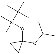 1-Isopropoxy-1-(tert-butyldimethylsiloxy)cyclopropane Struktur