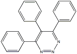 4,5,6-Triphenyl-1,2,3-triazine Struktur