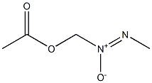 Methyl-NNO-azoxymethanol acetate Struktur