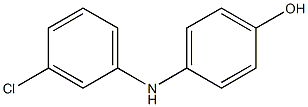 p-(m-Chloroanilino)phenol Struktur