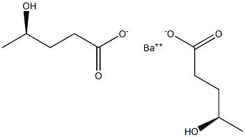 Bis[[R,(-)]-4-hydroxyvaleric acid] barium salt Struktur