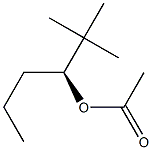 [S,(-)]-2,2-Dimethyl-3-hexanol acetate Struktur