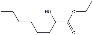 2-Hydroxyoctanoic acid ethyl ester Struktur