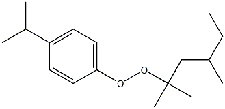 4-Isopropylphenyl 1,1,3-trimethylpentyl peroxide Struktur