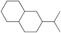 3-Isopropylbicyclo[4.4.0]decane Struktur