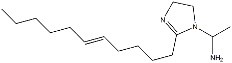 1-(1-Aminoethyl)-2-(5-undecenyl)-2-imidazoline Struktur