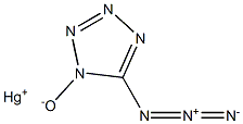 Mercury(I)5-azido-1H-tetrazole-1-olate Struktur