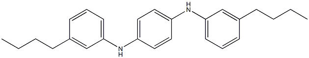 N,N'-Bis(3-butylphenyl)-p-phenylenediamine Struktur