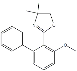 2-(4,4-Dimethyl-2-oxazolin-2-yl)-3-methoxy-1,1'-biphenyl Struktur