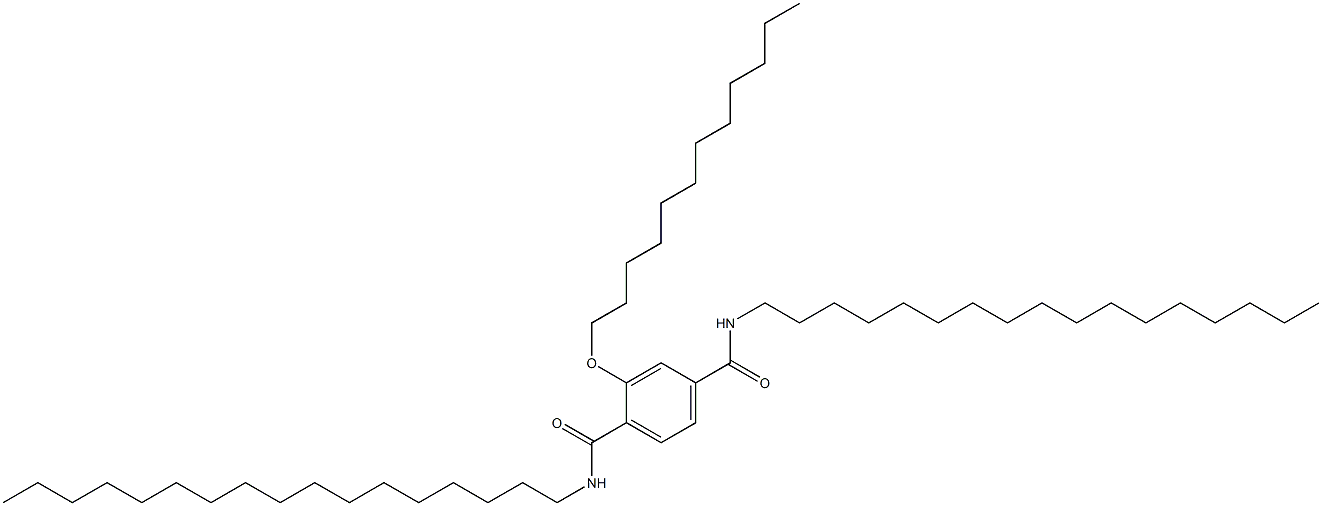 2-(Dodecyloxy)-N,N'-diheptadecylterephthalamide Struktur