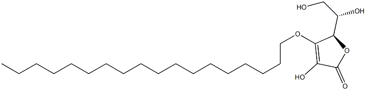 3-O-Octadecyl-L-ascorbic acid Struktur