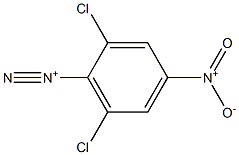 2,6-Dichloro-4-nitrobenzenediazonium Struktur