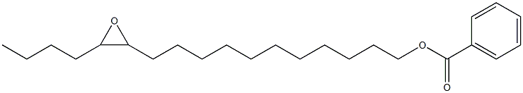 Benzoic acid 12,13-epoxyheptadecan-1-yl ester Struktur