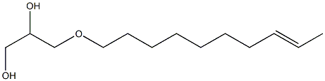 3-(8-Decenyloxy)-1,2-propanediol Struktur