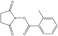 2-Methylbenzoic acid succinimidyl ester Struktur