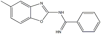 N1-(5-Methylbenzoxazol-2-yl)benzamidine Struktur