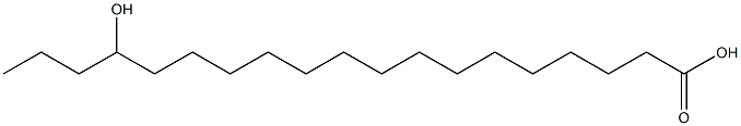 16-Hydroxynonadecanoic acid Struktur