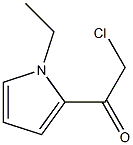 2-(Chloroacetyl)-1-ethyl-1H-pyrrole Struktur