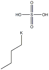 Sulfuric acid butyl=potassium salt Struktur