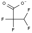 2,2,3,3-Tetrafluoropropionate Struktur