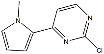 2-Chloro-4-(1-methyl-1H-pyrrol-2-yl)pyrimidine Struktur