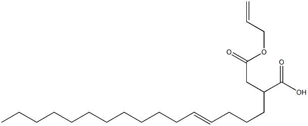 2-(4-Hexadecenyl)succinic acid 1-hydrogen 4-allyl ester Struktur