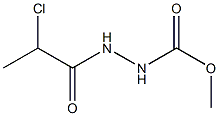 1-(2-Chloropropionyl)-2-methoxycarbonylhydrazine Struktur