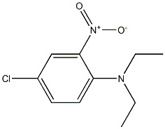 2-(Diethylamino)-5-chloro-1-nitrobenzene Struktur