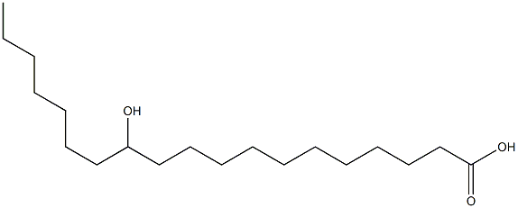 12-Hydroxynonadecanoic acid Struktur